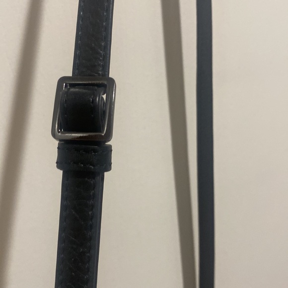 MARGOT New York Black Leather Crossbody Handbag Purse Messenger Saddlebag $168 - Picture 8 of 12